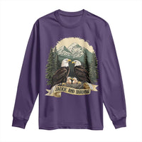Funny Jackie And Shadow Eagle Family Matching Long Sleeve Shirt Eagle Lover - Wonder Print Shop