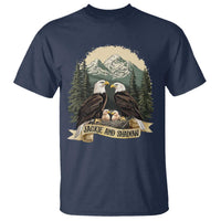 Funny Jackie And Shadow Eagle Family Matching T Shirt Eagle Lover - Wonder Print Shop