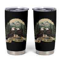 Funny Jackie And Shadow Eagle Family Matching Tumbler Cup Eagle Lover - Wonder Print Shop