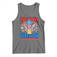 Funny Fireworks Director Tank Top If I Run We All Run 4th Of July Rocket American Flag - Wonder Print Shop