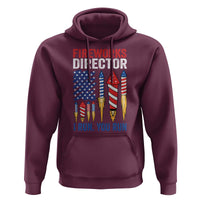 Funny Fireworks Director I Run You Run Hoodie 4th Of July American Flag - Wonder Print Shop