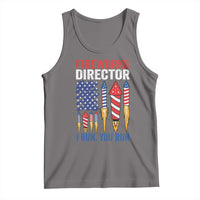 Funny Fireworks Director I Run You Run Tank Top 4th Of July American Flag - Wonder Print Shop