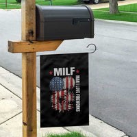 Funny MILF Man I Love Fireworks Garden Flag American Patriotic July 4th US Flag - Wonder Print Shop