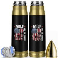 Funny MILF Man I Love Fireworks Bullet Tumbler American Patriotic July 4th US Flag - Wonder Print Shop