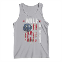 Funny MILF Man I Love Fireworks Tank Top American Patriotic July 4th US Flag - Wonder Print Shop