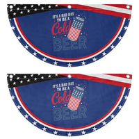 Funny 4th of July Drinking Patriotic Fan Flag Its A Bad Day To Be A Cold Beer American Flag