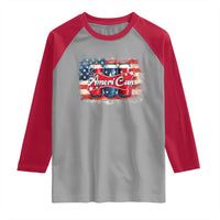 Funny AmeriCan Beer 4th of July Drinking Raglan Shirt American Flag USA Beer Can - Wonder Print Shop