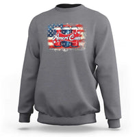 Funny AmeriCan Beer 4th of July Drinking Sweatshirt American Flag USA Beer Can - Wonder Print Shop