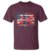 Funny AmeriCan Beer 4th of July Drinking T Shirt American Flag USA Beer Can - Wonder Print Shop