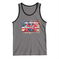 Funny AmeriCan Beer 4th of July Drinking Tank Top American Flag USA Beer Can - Wonder Print Shop