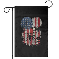 Funny American Fireworks Patriotic July 4th US Flag Garden Flag - Wonder Print Shop