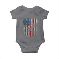 Funny American Fireworks Patriotic July 4th US Flag Baby Onesie - Wonder Print Shop