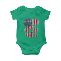 Funny American Fireworks Patriotic July 4th US Flag Baby Onesie - Wonder Print Shop