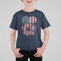 Funny American Fireworks Patriotic July 4th US Flag T Shirt For Kid - Wonder Print Shop