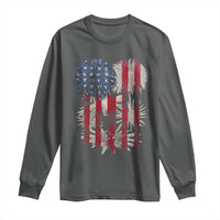 Funny American Fireworks Patriotic July 4th US Flag Long Sleeve Shirt - Wonder Print Shop