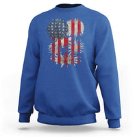 Funny American Fireworks Patriotic July 4th US Flag Sweatshirt - Wonder Print Shop