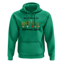 Special Education Teacher Hoodie We All Grow At Different Rates Plants - Wonder Print Shop