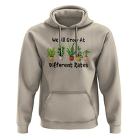 Special Education Teacher Hoodie We All Grow At Different Rates Plants - Wonder Print Shop