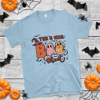 Funny This Is Some Boo Sheet T Shirt Halloween Ghost Witch Hat - Wonder Print Shop