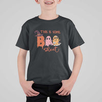Funny This Is Some Boo Sheet T Shirt For Kid Halloween Ghost Witch Hat - Wonder Print Shop