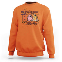 Funny This Is Some Boo Sheet Sweatshirt Halloween Ghost Witch Hat - Wonder Print Shop