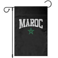 Morocco Maroc Pride Garden Flag Moroccan Heritage Vintage Green Star