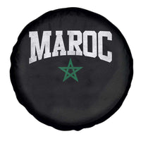 Morocco Maroc Pride Spare Tire Cover Moroccan Heritage Vintage Green Star