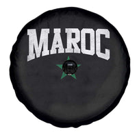 Morocco Maroc Pride Spare Tire Cover Moroccan Heritage Vintage Green Star