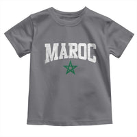 Morocco Maroc Pride Toddler T Shirt Moroccan Heritage Vintage Green Star