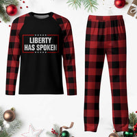 Liberty Has Spoken Funny Basketball Pointing Meme Plaid Pajama Set