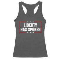 Liberty Has Spoken Funny Basketball Pointing Meme Racerback Tank Top
