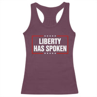 Liberty Has Spoken Funny Basketball Pointing Meme Racerback Tank Top