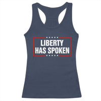 Liberty Has Spoken Funny Basketball Pointing Meme Racerback Tank Top