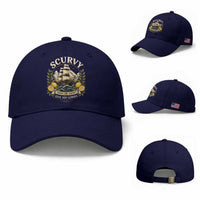 Scurvy When Life Doesnt Give You Lemons Baseball Cap Funny Pirate Lemon Vitamin C