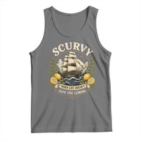 Scurvy When Life Doesnt Give You Lemons Tank Top Funny Pirate Lemon Vitamin C