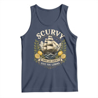 Scurvy When Life Doesnt Give You Lemons Tank Top Funny Pirate Lemon Vitamin C