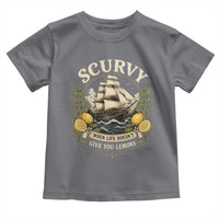 Scurvy When Life Doesnt Give You Lemons Toddler T Shirt Funny Pirate Lemon Vitamin C