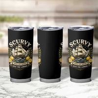Scurvy When Life Doesnt Give You Lemons Tumbler Cup Funny Pirate Lemon Vitamin C