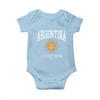 Argentina Champions 2026 Baby Onesie Argentinian Pride Vintage Sol De Mayo