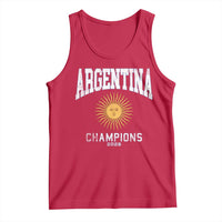 Argentina Champions 2026 Tank Top Argentinian Pride Vintage Sol De Mayo