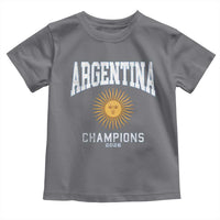 Argentina Champions 2026 Toddler T Shirt Argentinian Pride Vintage Sol De Mayo