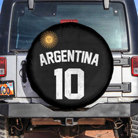Argentina Football Number 10 Jersey Style Spare Tire Cover Soccer Fan