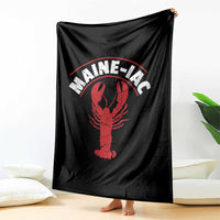 Maine Lobster Throw Blanket Funny Maine iac Lobstering Fisherman