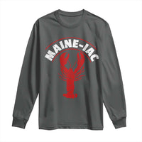 Maine Lobster Long Sleeve Shirt Funny Maine iac Lobstering Fisherman
