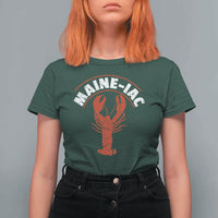 Maine Lobster T Shirt For Women Funny Maine iac Lobstering Fisherman
