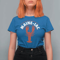 Maine Lobster T Shirt For Women Funny Maine iac Lobstering Fisherman