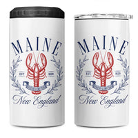 Maine Lobster New England Souvenir Pride Vintage 4 in 1 Can Cooler Tumbler