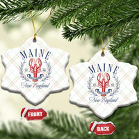 Maine Lobster New England Souvenir Pride Vintage Ceramic Ornament