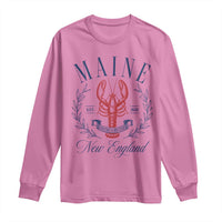 Maine Lobster New England Souvenir Pride Vintage Long Sleeve Shirt