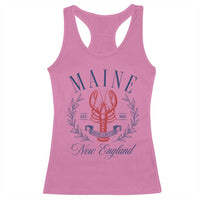 Maine Lobster New England Souvenir Pride Vintage Racerback Tank Top